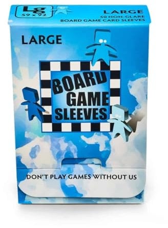 Board Game Sleeves: Large (Non-Glare) 59x92mm