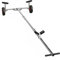SUPROD Slipwagen Bootswagen Handtrailer faltbar Schlauchbootwagen TR260-B, PU, Ø 260 mm, schwarz/rot