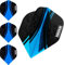 abcdarts Unisex Erwachsene Pentathlon Tribal Dart Flights, Blau Cyan, Klassische EU
