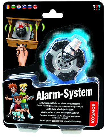 Die drei ??? Gangster-Alarm von KOSMOS, mehrsprachige Version (RU, RO, BG, CRO, SVN, EN, Nicht DE) Alarmanlage, Spielzeug, Detektiv-Ausstattung für Kinder