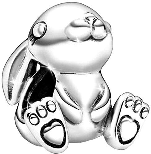 MariaFonte Charm Anhänger Neu 2025 Nini Hase Geburstag Jubiläum Original Angebot Perlen Armband Silber 925 Günstig Herz Mama Familie Frau Kompatibel Glücksbringer Weihnachten Mädel Hochzeit