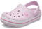 Crocs Crocband Clog T, Zoccoli Unisex - Bambini e Ragazzi, Ballerina Pink, 24/25 EU