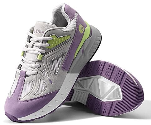 FitVille Extra Larghe Scarpe Donna Sneakers Supporto per Arco Plantare Pianta Larga Scarpe da Ginnastica Donna Comfort per Piede Piatto Scarpe da Lavoro Comode 38 EU X-Larga