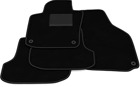 Fußmatten kompatibel mit Volkswagen Golf 6 - Cabrio 2011-2016 ohne Dekor, maßgeschneiderte Automatten Set, Teppich Teppich Set