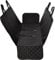Amazon Basics Housse de protection de banquette arrière de type hamac, Noir, Taille standard : 147,3 x 137,2 cm
