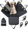 Wikoan Dog Hammock for Car Back Seat With Mesh Visual Window and Side Protection Dogs Car Seat Cover SUV Boot Durable Waterproof Scratch Proof Pet Back Seat Protector With Storage Bag