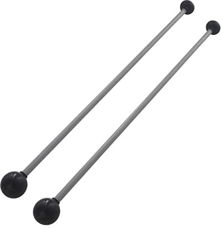 LOVIVER Marimbaschlägel Instrumentenzubehör Doppelköpfige langlebige Percussion Sticks Drumsticks für Xylophon Lotus Drum Keyboard Anfänger Kinder