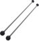LOVIVER Marimba Maillets Instrument Accessoire Double Tête Durable Percussion Baguettes Pilons pour Xylophone Lotus Clavier Débutants Enfants