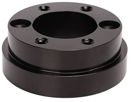 AMONIDA Pièce de moyeu de Volant, Plaque d'adaptation de Volant CNC en Alliage d'aluminium Noir usiné pour G25 G27 G29 G920