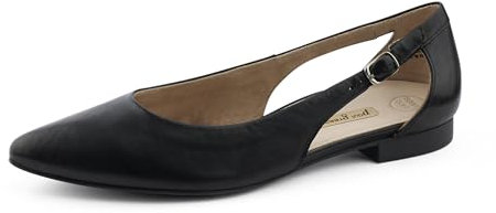 Paul Green Damen, Frauen Klassische Ballerinas,Abendschuhe,Slip-ons,klassisch elegant,Ballerinen,Pumps,Halbschuhe,Slipper,Schwarz (JA),39 EU / 6 UK