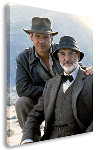 Artis Prints Leinwandbild Indiana Jones - Western Film, Klein bis XXL, Inneneinrichtung - Wohnzimmer - Wohnung, Dekoration