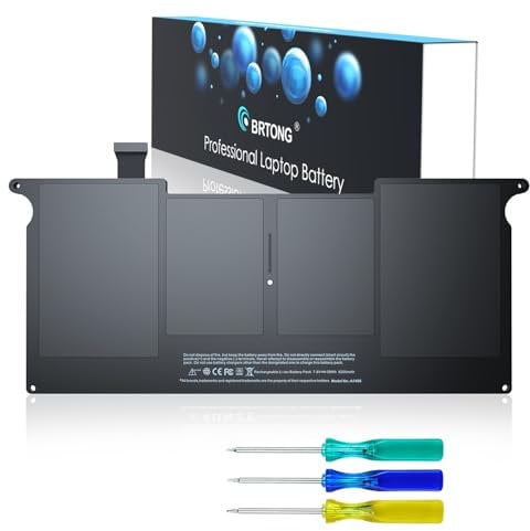 BRTONG A1465 A1370 Battery Compatible with MacBook Air 11 inch 2011 2012 2013 2014 2015 Year A1370 A1406 A1465 A1495 Replacement for Laptop Battery MacBook Air 11 (7.6 V 39Wh)
