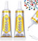 B7000 Glue Clear Adhesive - 25ml/0.84oz (2 Pack) - Jewelry Bead B-7000 Glue with Precise Tips for Rhinestones Fabric, Glass, Jewelry Making, DIY Art Crafts, Leather, Toys