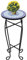 puraday Beistelltisch Tisch Bistrotisch Gartentisch Mosaik Beistelltisch Metall Mosaiktisch Garten Mosaiktisch Rund Gartentisch Wetterfest Beistelltisch Outdoor Gartentisch Rund Blumenständer Blau