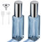 Perfume Atomiser Refillable, Travel Perfume Atomiser Bottle Mini Small Empty Spray Bottles Portable Glass Travel Perfume Pods Container For Perfume Travel Holiday (2x20ML Grey)