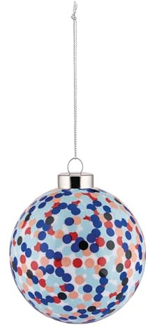 Alessi Proust AM43 3 - Design Weihnachtskugel aus mundgeblasenem Glas, Handdekoriert