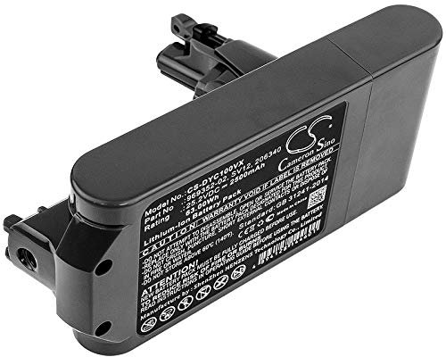 Cameron Sino Ersatz Akku für Cyclone V10, V10, V10 Absolute, V10 Animal, V10 Cyclone Series, V10 Total Clean PN: 206340, 969352-02, SV12 2500mAh / 63.00Wh