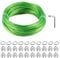 hannger 3MM PVC-beschichtetes Drahtseil, 30M Metall Stahlseil Draht Spalier Kit, Multi-use Clothes Line Kabel für T Post | Kletternde Weinreben Pflanzen im Freien | String Licht hängenden Kit