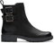 Clarks Baia di Orinoco2, Stivali alla Moda Donna, Pelle Nera, 37 EU