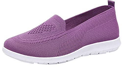 Zapatos de mujer zapatillas sin cordones tenis zapatos de caminar baloncesto ligero respirable zapatillas de moda zapatos ortopédicos cómodos zapatos de correr zapatos de correr mujer running,