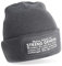 Herzbotschaft Beanie Strickmütze mit Spruch | Meine Arbeit ist Streng Geheim | grau | Unisex SoftTouch angenehm weiche und warme Wintermütze | OneSize Einheitsgröße für Erwachsene