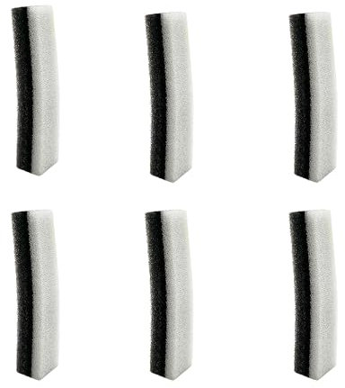 NISPIRA WF020TP WP020 Replacement Filters for NPET Dog Cat Drinking Water Fountain Square Transparent 6 Packs