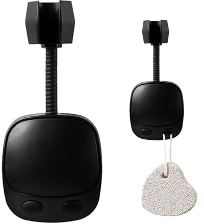 Soporte para cabezal de ducha – Soporte de pared con ventosas para cabezal de ducha | Soporte de cabezal de ducha portátil ajustable para regadera de baño