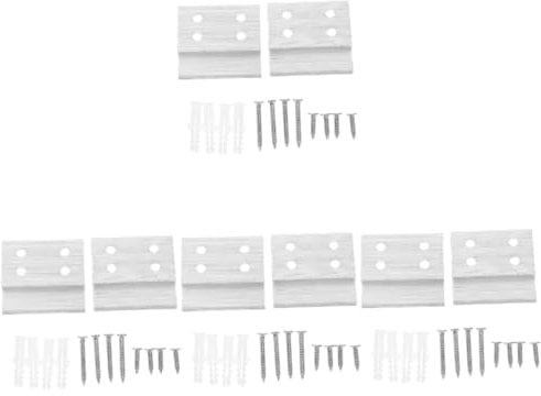 Gatuida 8 Stück Hängende Dekorative Tafel Französische Klampe Robuste Bildaufhänger Schwere Bilderaufhängung Kopfteil Wandhalterung Französische Klampe Bildaufhänger