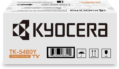 Kyocera TK-5480Y Toner Drucker Gelb. Original Tonerkartusche 1T0C22ANL0. Drucker Toner kompatibel für PA2101cx, PA2101cwx, MA2101cfx, MA2101cwfx. Druckertoner für bis zu 1250 Seiten