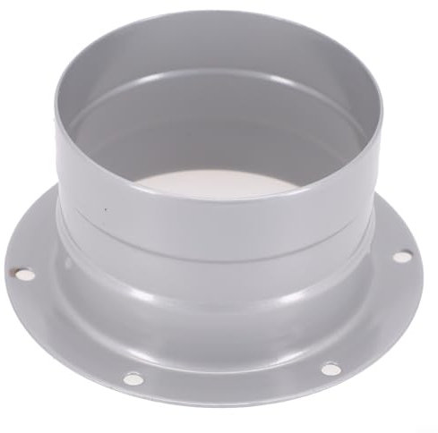 Connecteur de tuyau d'aération à bride en métal, connecteur de tuyau d'air, diamètre de 8 à 20 cm, convient pour une ventilation intérieure et extérieure (75 mm)