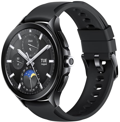 Xiaomi Watch 2 Pro, Smartwatch Bluetooth, Google WearOS, 1.43, Acciaio inossidabile, Processore Snapdragon W5+Gen1, Monitoraggio SpO2,GPS integrato, Nero (Ricondizionato)