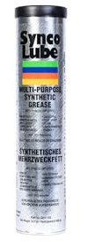 Super Synco Lube 41150 - Synthetisches Mehrzweckfett NLGI 2 mit PTFE (Syncolon) - Hochleistungs-Schmierfett für Lager, Gelenke & Maschinen - 400g Kartusche