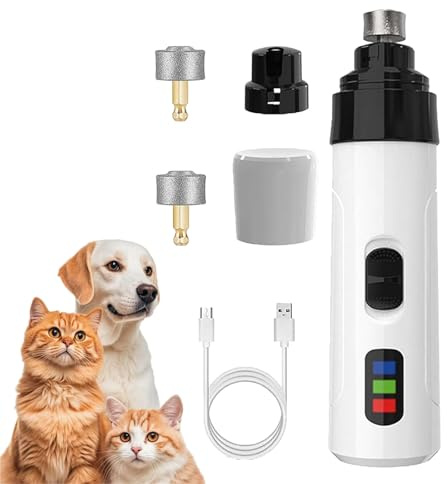 Silent Groom Pro Nail Grinder, Silent Groom Pro Dog Nails, 2025 New Dog Nail Trimmer, Rechargeable USB Charging Pet Nail Grinder, Pet Paws Grooming Smoothing Tool (1 pcs)