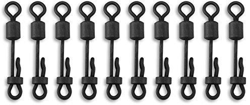 Bank Tackle Size 8 Clam Lock Quick Change Swivels Kwik Links Carp Fishing Tackle