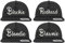 Youth Designz Baseball Kappe Snapback Cap Modell BLACKIE Schwarz