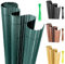 SWANEW Canisse en PVC Brise Vue, Intimité Paravent de Jardin, Piscines, Balcon e Terrasse, Décorative Palissade en PVC Résistant aux UV, Coupe-Vent, Résistant aux intempéries, Vert (100 x 800 cm)