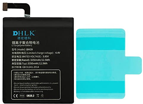 DHLK® Batterie Compatible avec BM39 Xiaomi Mi 6 [3350 mAh ]
