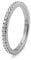 Qudo Vorsteckring ETERNITY Memoryring Edelstahl silber (56(18))
