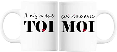 Mugs couple toi avec moi | Tasses Duo Amour
