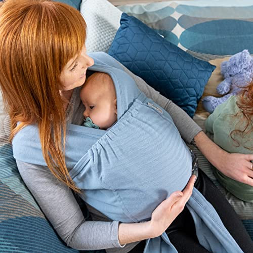 Close Pop-in/Close Parent Lite – Hüftgesunde verstellbare Baby-Kindertrage – Premium-One-Size Multi-Positions-Schlinge in Denim-Farbe
