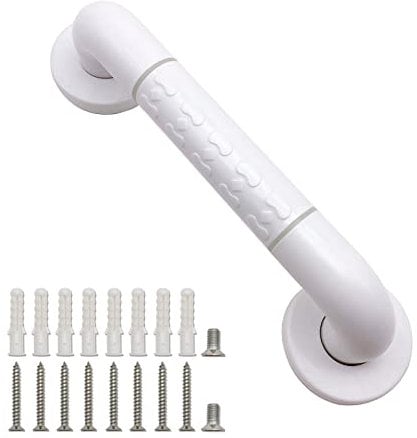 Bathroom Grab Rail with Anti-Slip Grip and Luminous Circles Bath Grab Handle Shower Grab Rail Safety Handle for Kids, Elderly, Disabled, 30cm