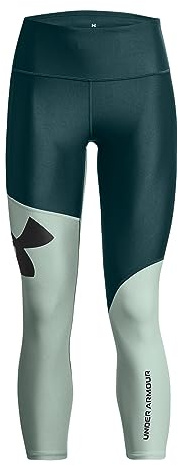 Under Armour Women's HeatGear® Ankle Leggings Warmup Bottoms Tourmaline Teal S
