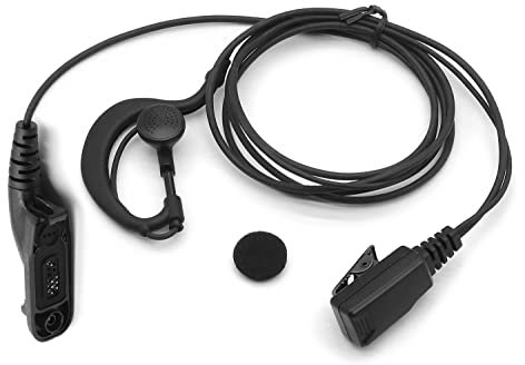 NEWASHAN G-Style Clip Ear Auricolare PTT Mic Auricolare Ricambio per Motorola MotoTRBO Radio MTP850S APX6000XE DP3400 DP4800 XPR6350 XPR7550 XPR7580