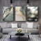 Trayosin 3er Set Premium Poster, Abstrakt Goldene Blätter Bilder,Moderne Wandbilder,Stilvolle Poster Wanddeko für Wohnzimmer & Schlafzimmer,ohne Bilderrahmen (30x40cm)