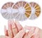 Nail Caviar Beads,3 Boxes Mixed Steel Ball Nail Beads 3D Nail Art Decorations,Nail Art Accessories for Nail Decoration,Gold Silver Rose Gold