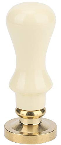 Restokki Antiker Wachs-Siegel-Stempel, Vintage-Siegel-Wachs-Stempel-Set, Umschlag-Einladungs-Brief-Versiegelungswerkzeug, Wachs-Siegel-Stempel-Kit(Weiss)