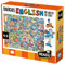„Einfaches Englisch 100 Wörter - die Stadt (mit App) – Spielen und sofort effektiv Lernen!“: Lernspiel für Kinder im Alter von 4 bis 8 Jahren, deutsche Version (DE56291), Orange