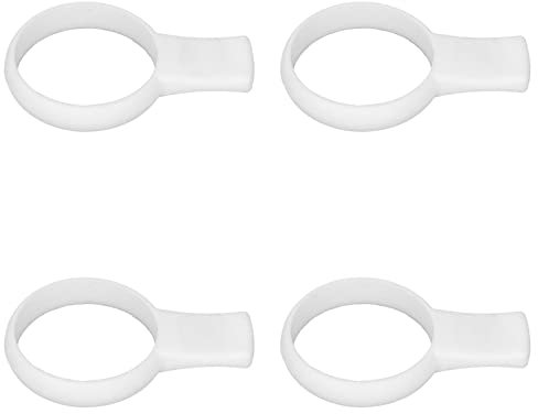 Haofy Racket Trainer Assist Tool, Easy Grip Tennis Grip Trainer Aid für das Tennistraining (Weiss)