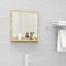 CIADAZ Badspiegel, Wandspiegel, Badezimmerspiegel, Badezimmer Spiegel, Bathroommirror, Sonoma-Eiche 40x10,5x37 cm Spanplatte