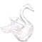 Ganz Crystal Expressions Dekofigur, Schwan, transparent